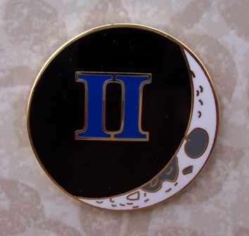 Lunar II club pin